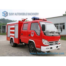 Foton Mini 4 * 2 1000L Water Tank Fire Fighting Truck